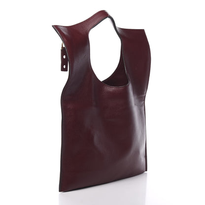 Tom Ford Ramskin Large Alix Padlock Zip Shoulder Bag Wine 3 of 11