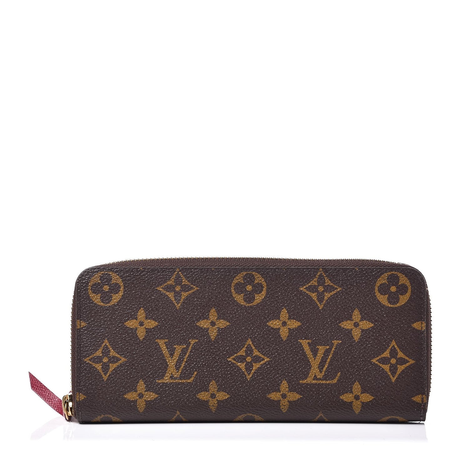 Monogram Clemence Wallet Fuchsia