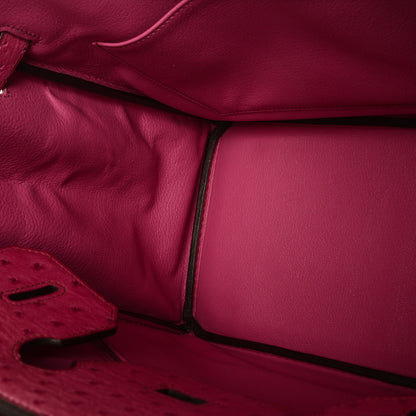 Hermes Ostrich HAC Birkin 32 Fuchsia 27 of 28