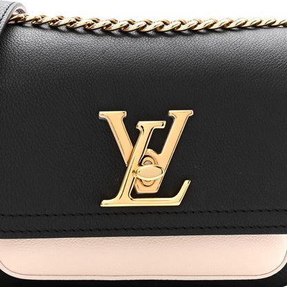 Louis Vuitton Grained Calfskin Lockme Tender Black 7 of 10
