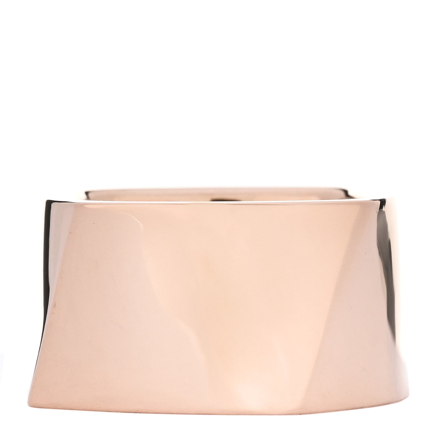 18K Rose Gold Frank Gehry Torque Wide Band Ring 51 5.75
