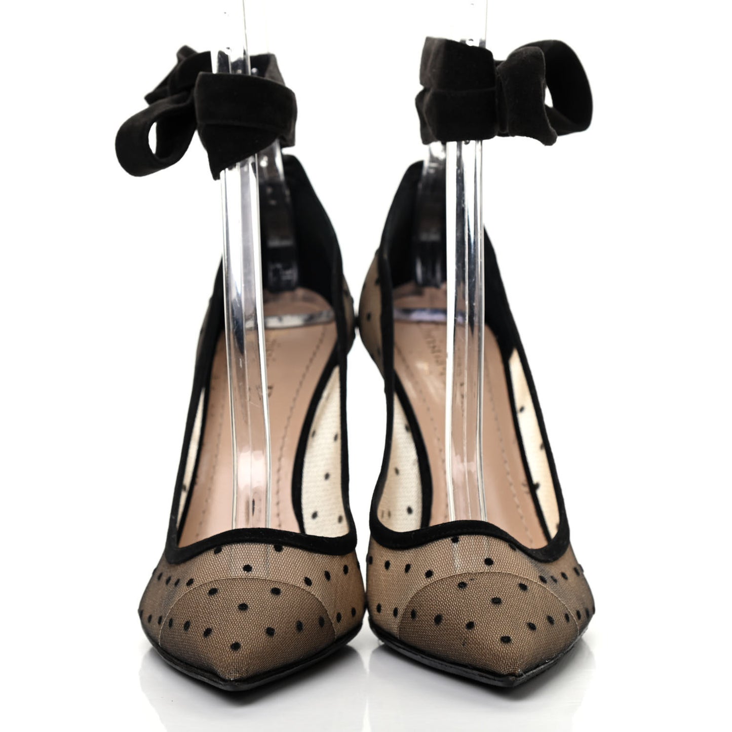 Suede Calfskin Lovely-D Ankle Wrap Pumps 39 Black