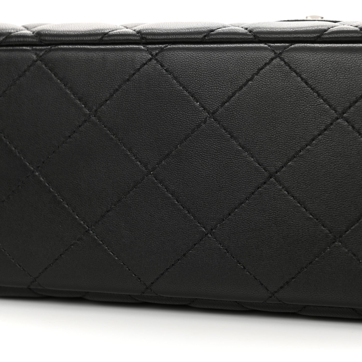 Chanel Lambskin Quilted Maxi Single Flap Black 11 of 12