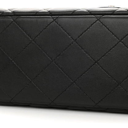 Chanel Lambskin Quilted Maxi Single Flap Black 11 of 12