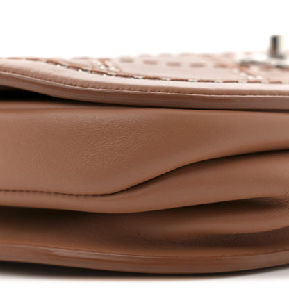 Chanel Calfskin Coco Eyelets Small Flap Bag Camel 9 of 14