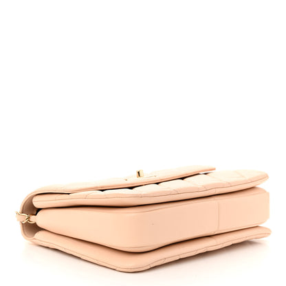 Chanel Lambskin Quilted Small Trendy CC Dual Handle Flap Bag Beige 4 of 16