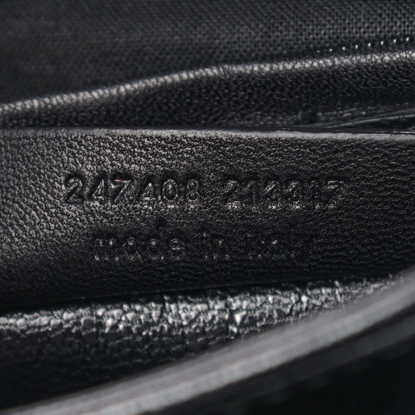 Canvas Printed Medium ChYc Flap Black
