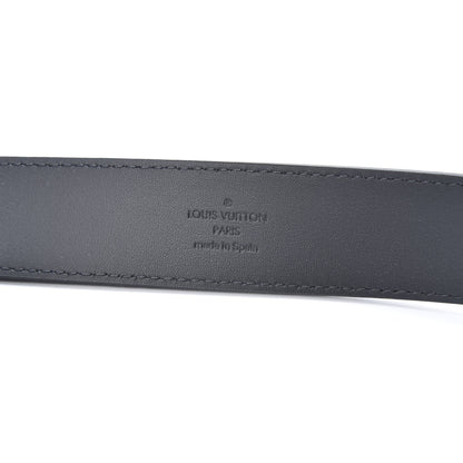 Louis Vuitton Calfskin 35mm Pont Neuf Belt 85 34 Black 3 of 7