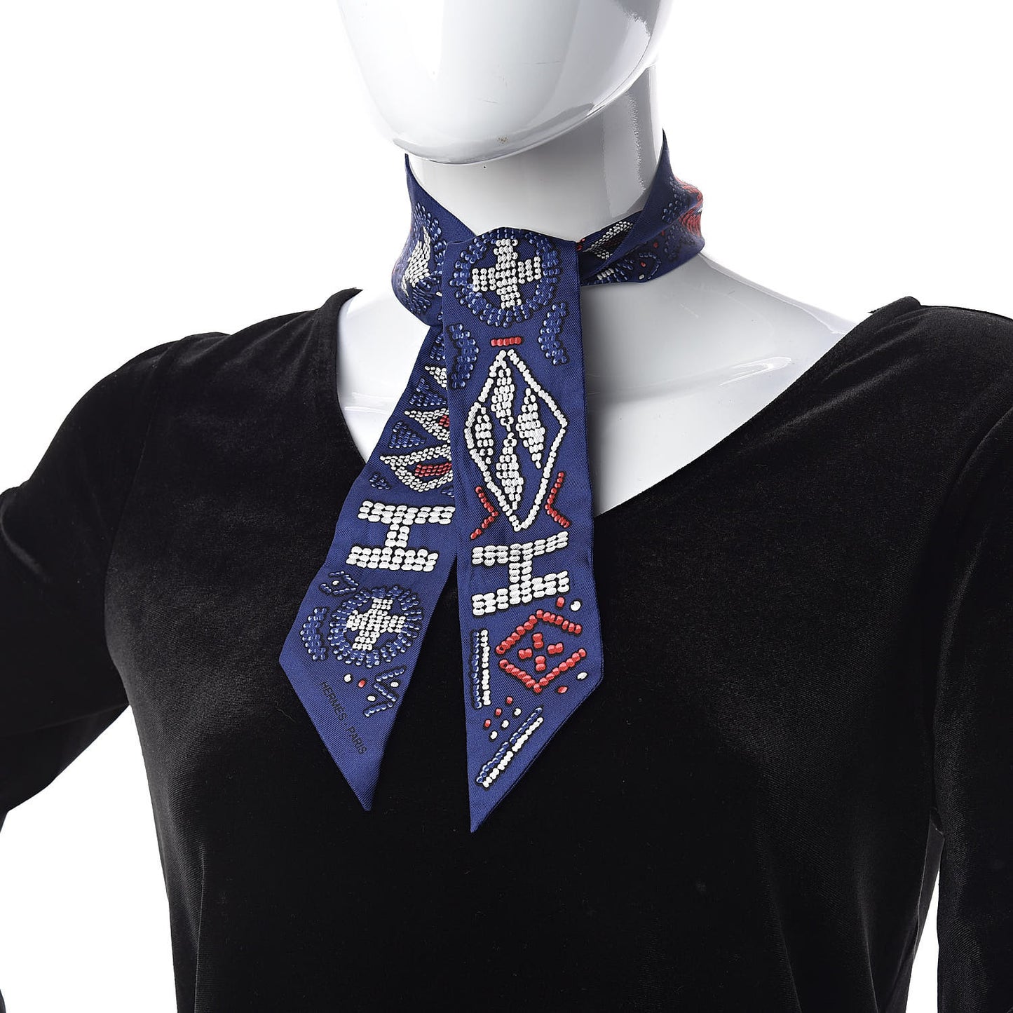 Silk Kelly En Perles Twilly Indigo Corail Encre