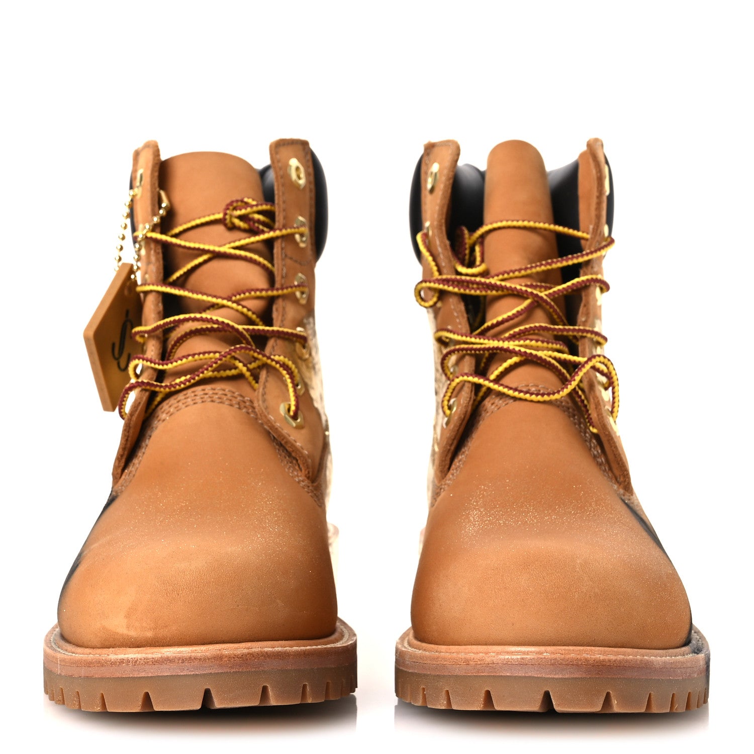 Jimmy Choo X TIMBERLAND Nubuck Graffiti Womens Ankle Boots 9.5