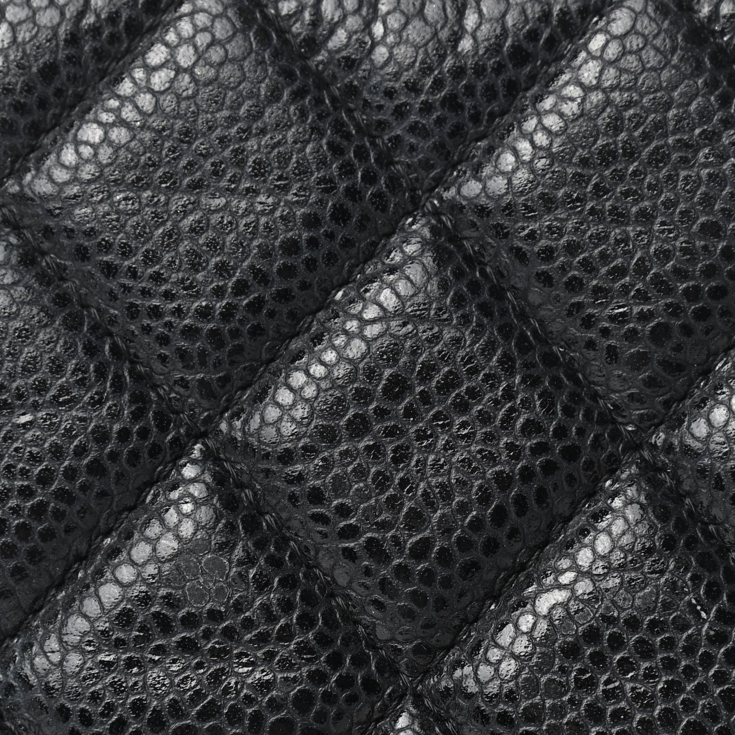 Chanel Caviar Quilted Large Cosmetic Case Black 9 of 10