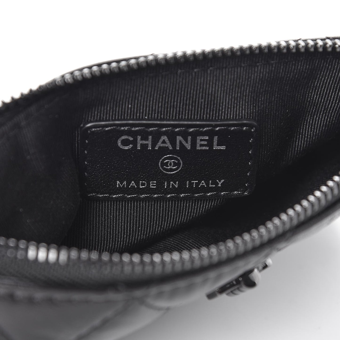 Aged Calfskin Quilted Small Reissue Cosmetic Case So Black