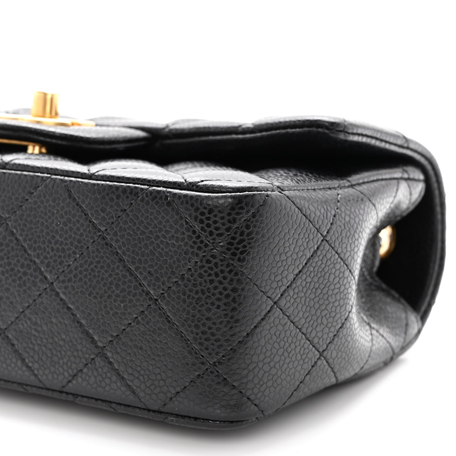 Chanel Caviar Quilted Mini Rectangular Flap Black 9 of 9