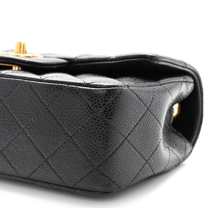 Chanel Caviar Quilted Mini Rectangular Flap Black 9 of 9
