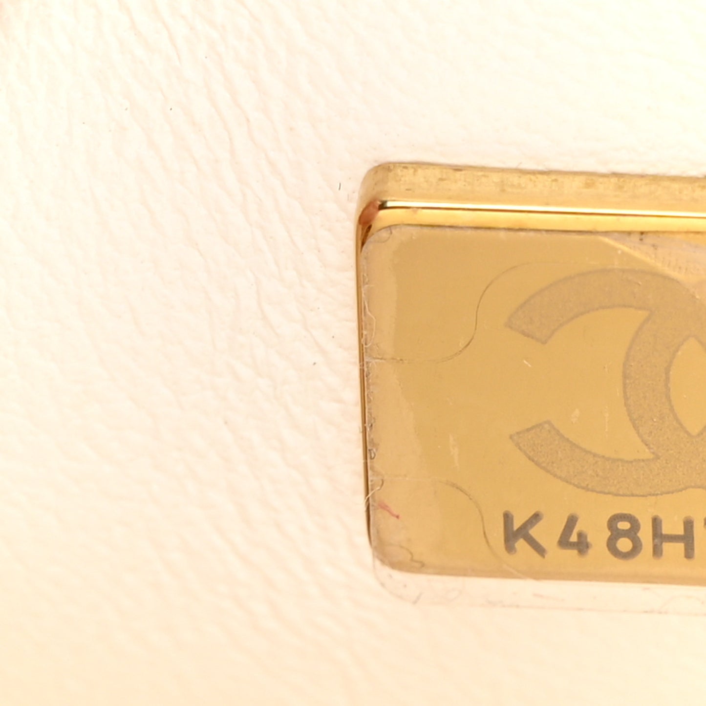 Aged Calfskin Quilted 2.55 Reissue Mini Flap White