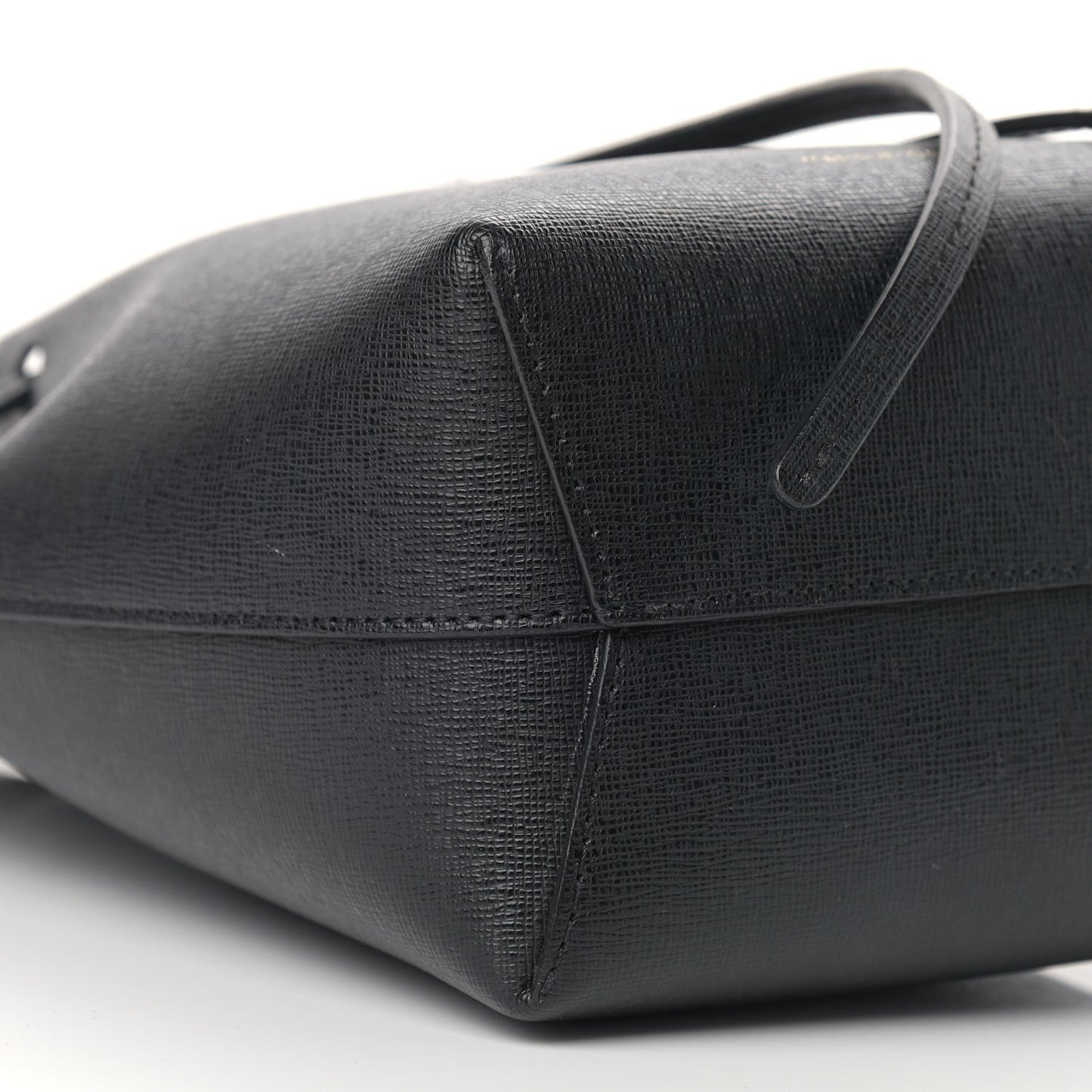 Saffiano Mini Mini Bucket Bag Black