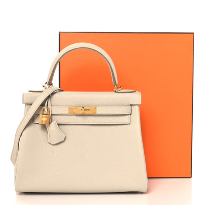 Hermes Togo Kelly Retourne 28 Beton 11 of 11