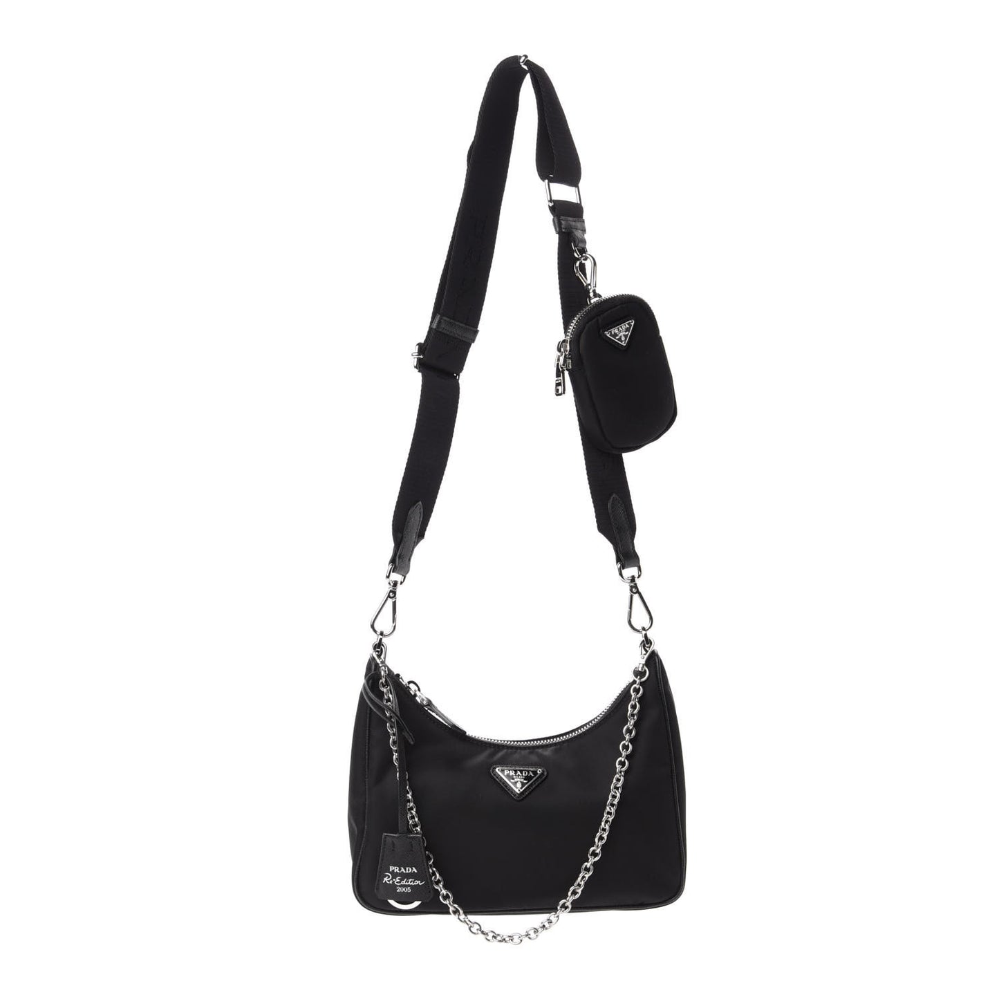 Nylon Re-Edition 2005 Shoulder Bag Black