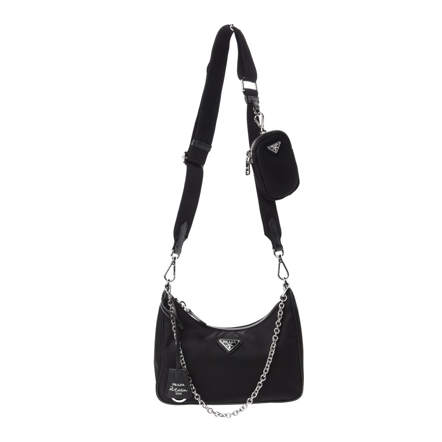Prada Nylon Re-Edition 2005 Shoulder Bag Black 1 of 13