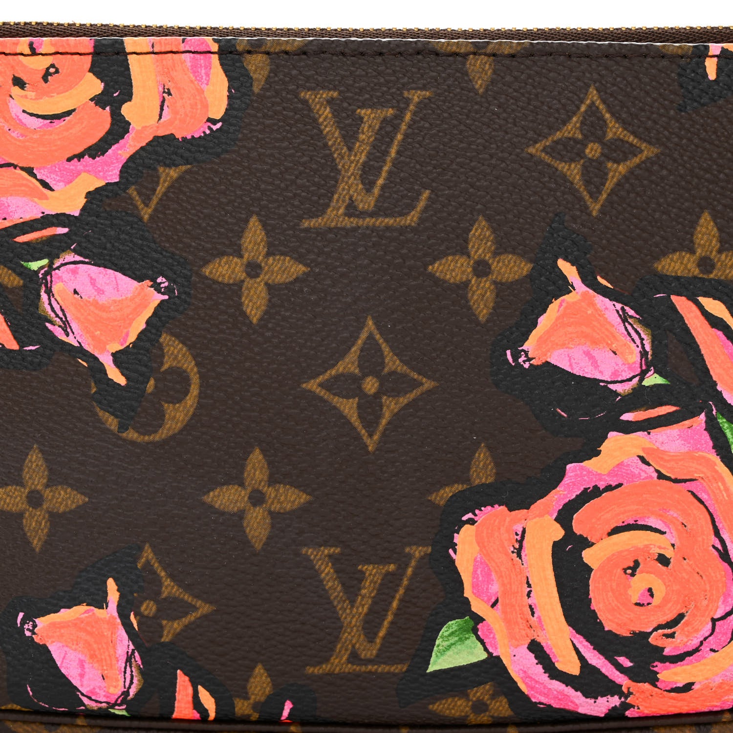 Louis Vuitton Monogram Roses Pochette Accessories 8 of 10