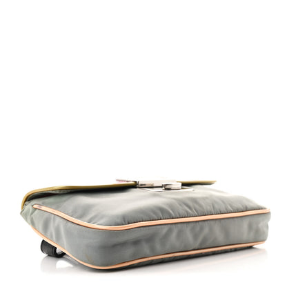 Prada Nylon Vernice Belt Bag Pink Gray 4 of 12