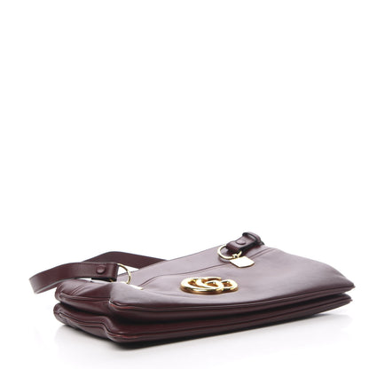 Gucci Vitello Palmellato Lux Large Arli Top Handle Bag Vintage Bordeaux 4 of 23