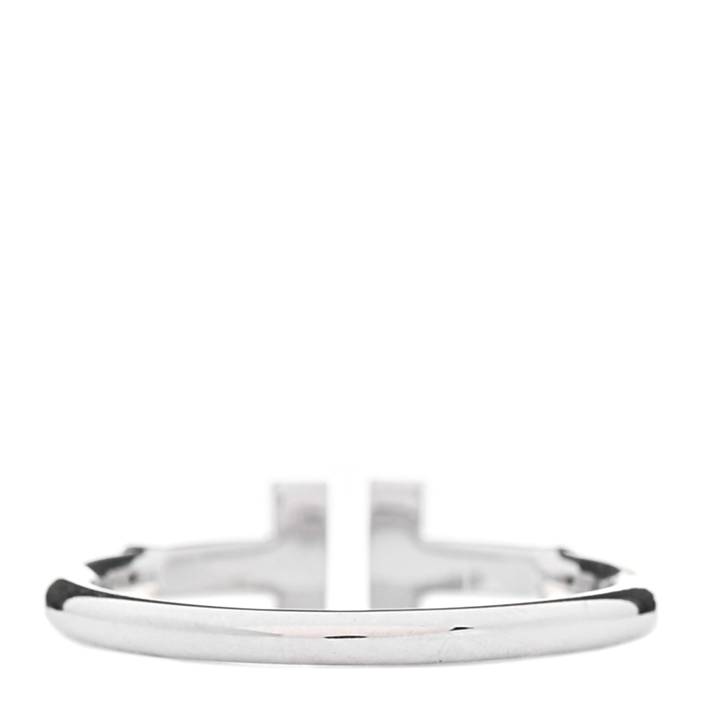 18K White Gold T Wire Ring 52 6