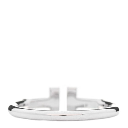 Tiffany 18K White Gold T Wire Ring 52 6 3 of 4