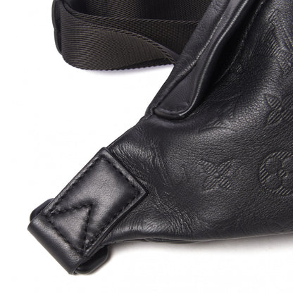 Louis Vuitton Calfskin Monogram Shadow Discovery Bumbag Black 6 of 9