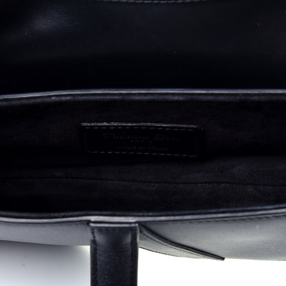 Christian Dior Calfskin Mini Saddle Bag Black 5 of 9