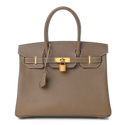 Hermes Epsom Birkin 30 Etoupe 1 of 10