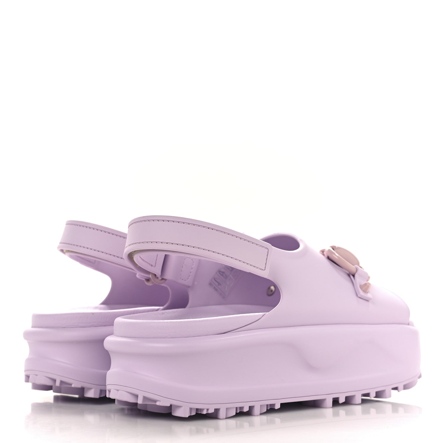Gucci Soft Rubber Horsebit Touch Womens Strapped Sandals 36 Talc Pink 5 of 10