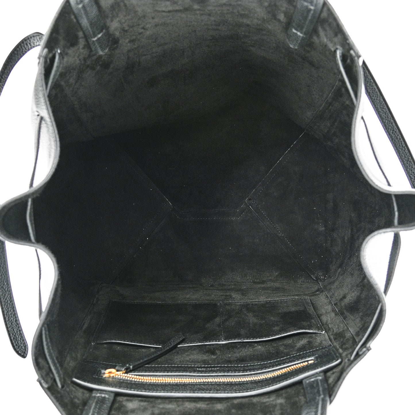 Soft Grained Calfskin Medium Belt Cabas Phantom Black