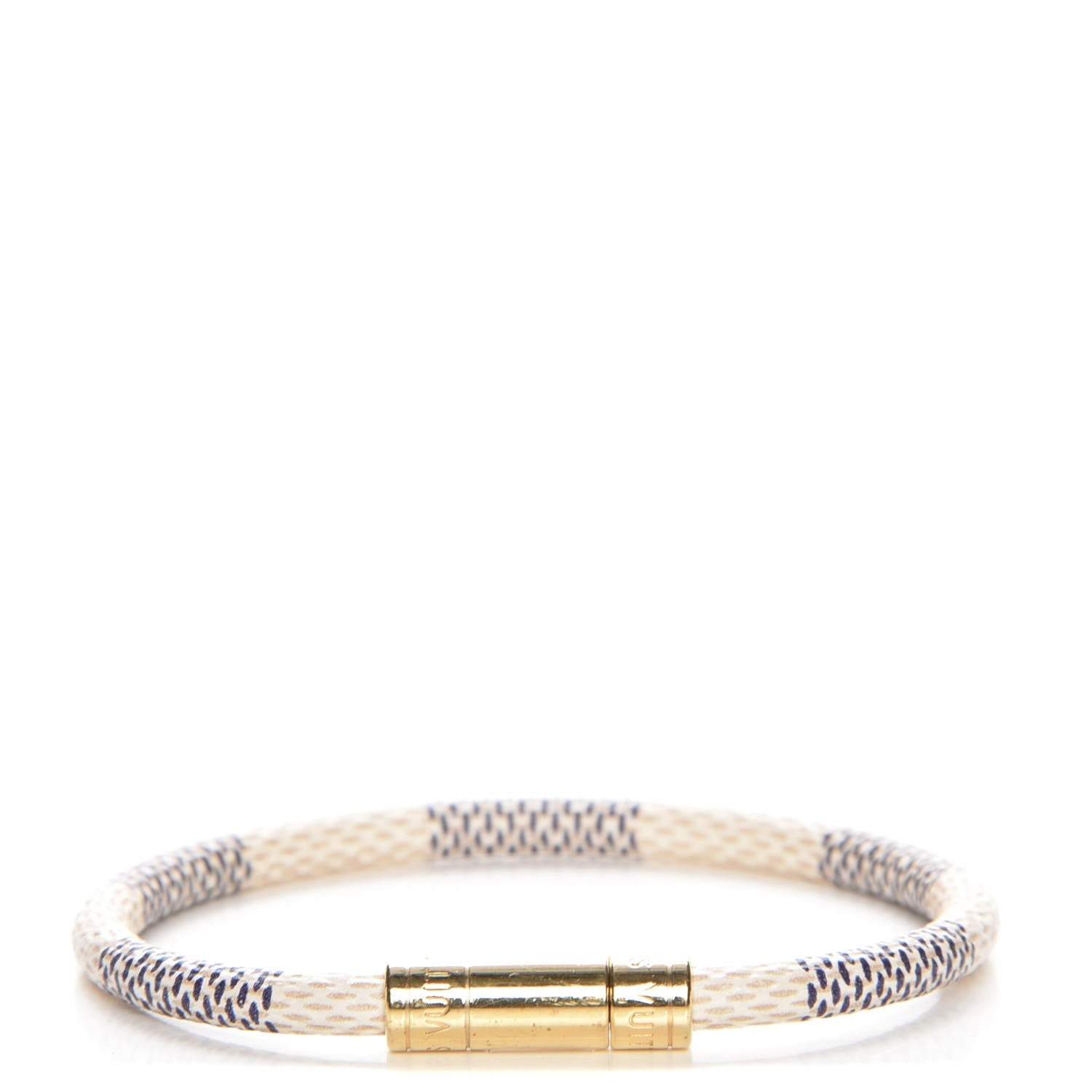 Louis Vuitton Damier Azur Keep It Bracelet 17 1 of 5