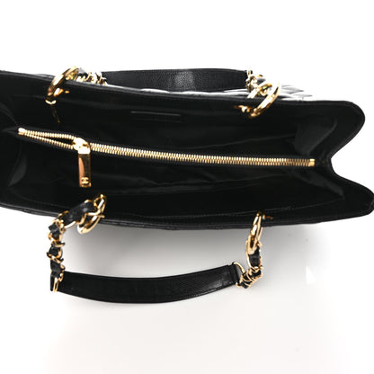 Chanel Caviar Quilted Grand Shopping Tote GST Black 4 of 7