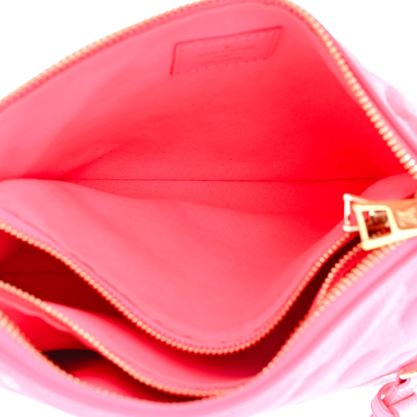 Calfskin Embossed Monogram Coussin BB Rose Fluo