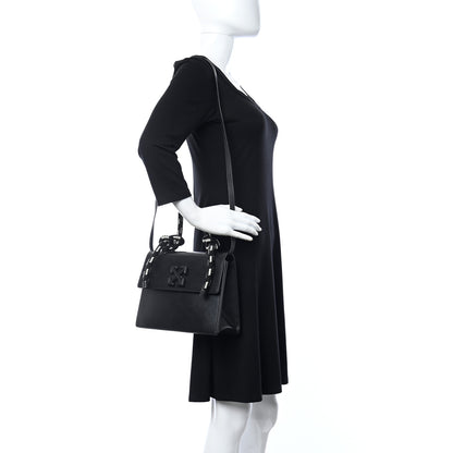Off-White Calfskin 2.8 Jitney Gummy Bag Black 2 of 12