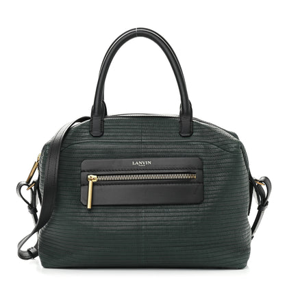 Lanvin Calfskin Padam Bowling Bag Green 1 of 12