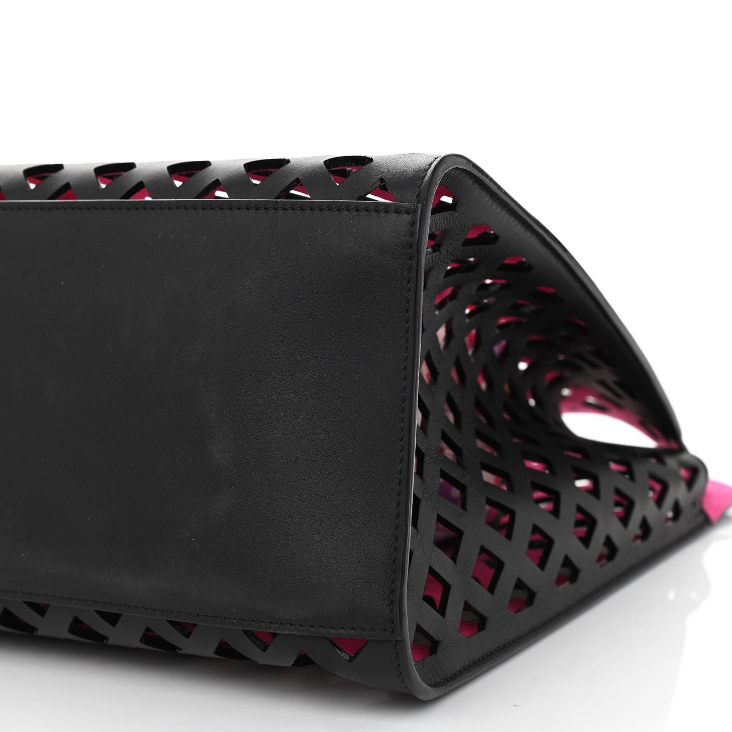 Chanel Lambskin Sea Through Tote Black Multicolor 12 of 12