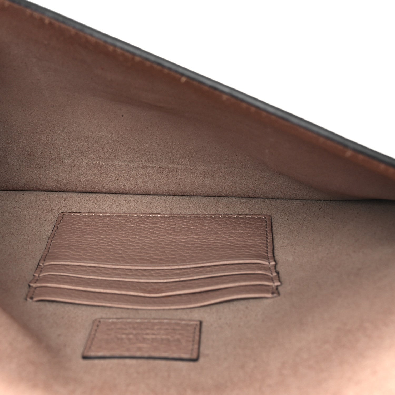 Valentino Garavani Pebbled Calfskin Large Rockstud Envelope Clutch Poudre 5 of 9
