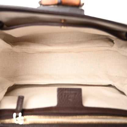 Gucci Calfskin Medium New Bamboo Top Handle Bag Brown 6 of 11