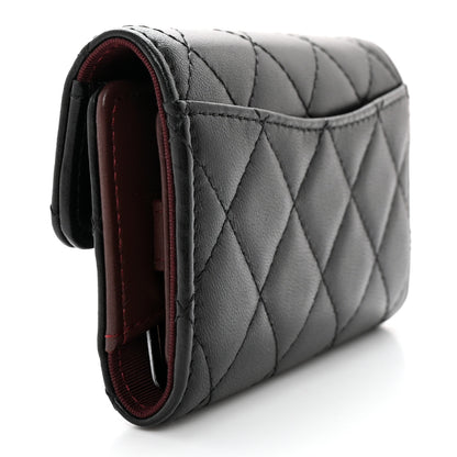 Chanel Lambskin Quilted 4 Key Holder Black 3 of 11
