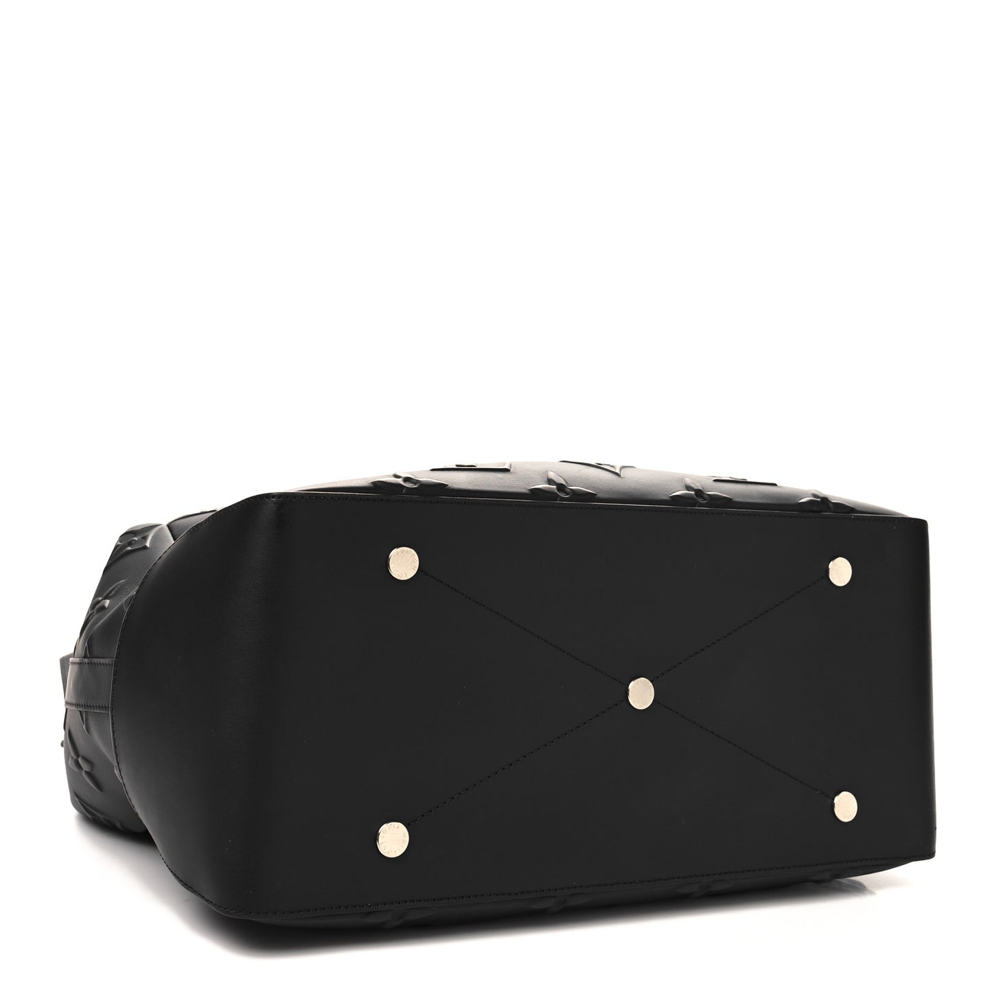 Monogram Seal Steamer Tote Black