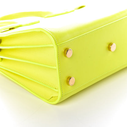 Saint Laurent Calfskin Nano Sac De Jour Neon Yellow 6 of 11