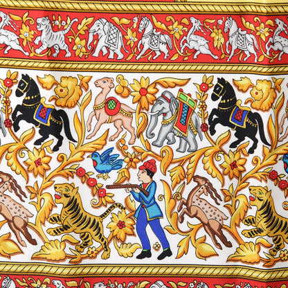 Hermes Silk Chasse En Inde Scarf 90 4 of 6