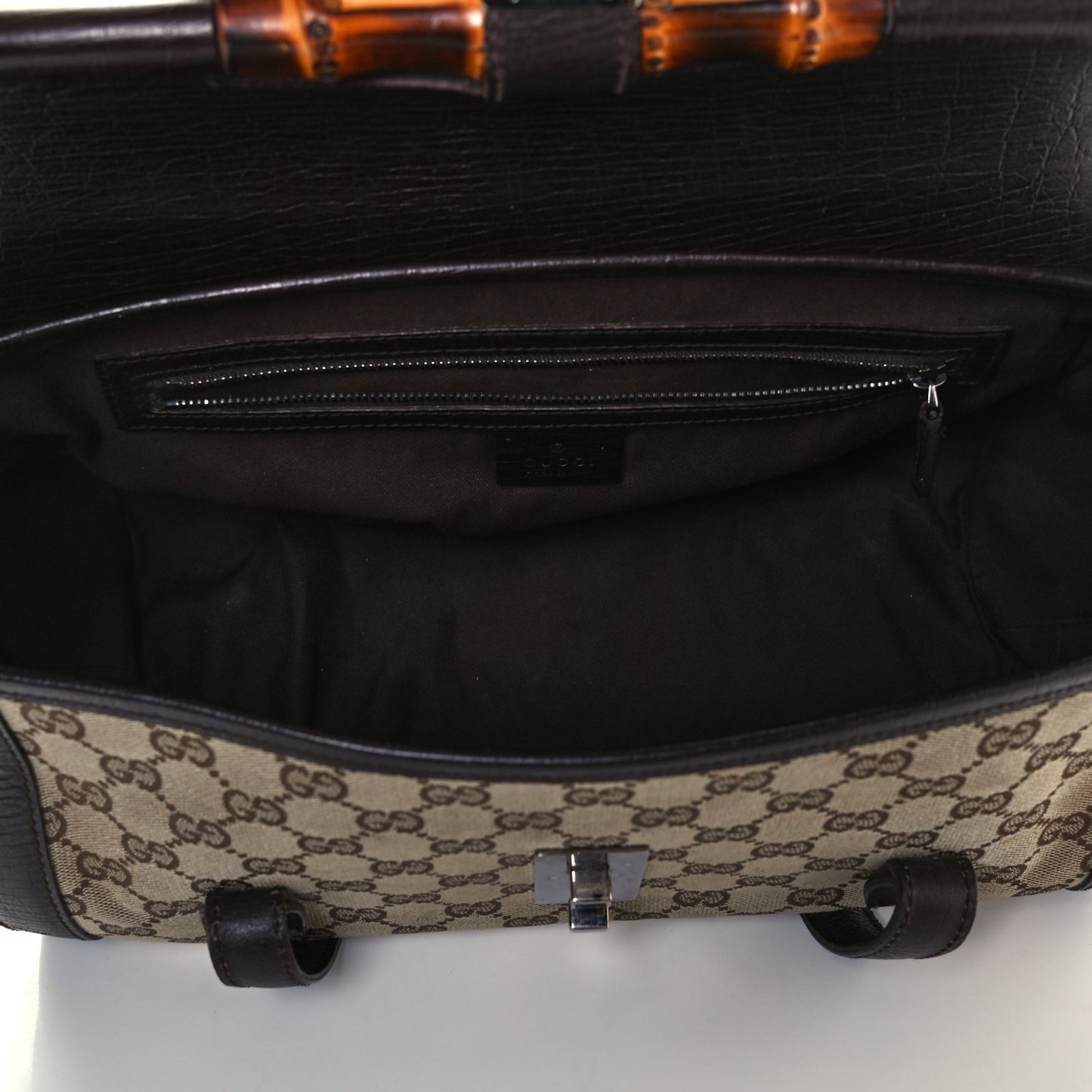 Monogram Bamboo Bullet Bag Dark Brown