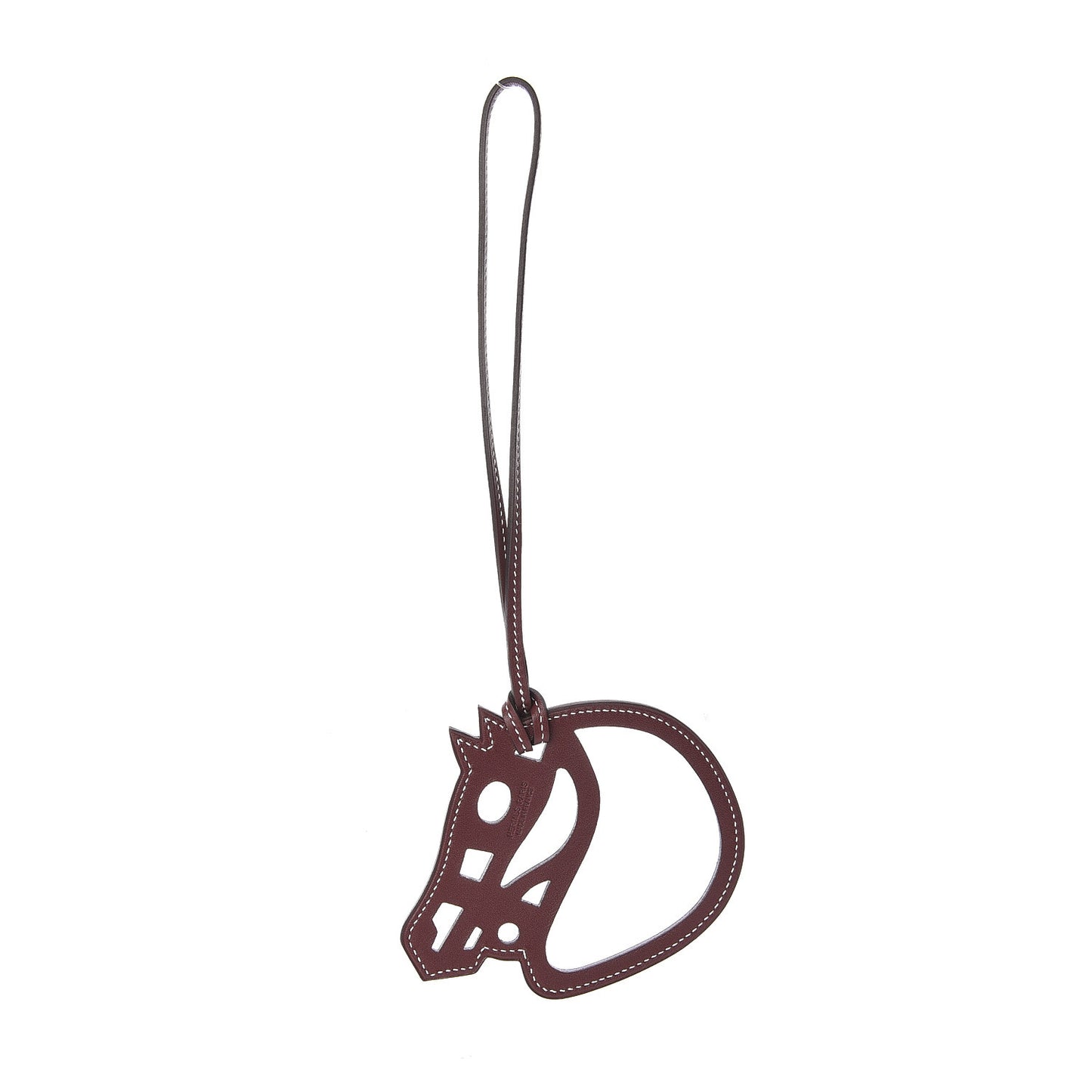 Swift Paddock Cheval Horse Bag Charm Bordeaux