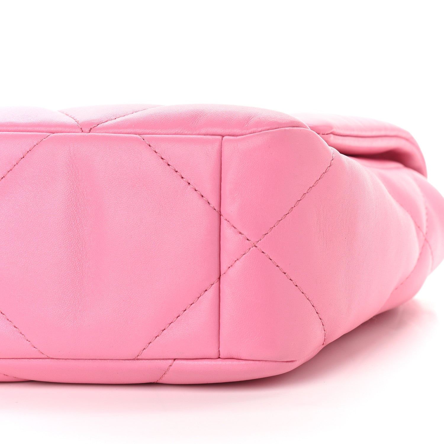 Chanel Lambskin Quilted Medium Chanel 19 Flap Pink 17 of 19