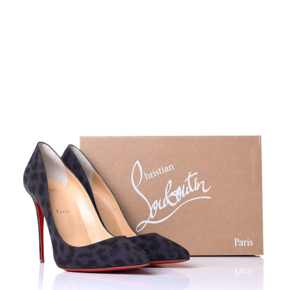 Christian Louboutin Nylon Reflex Leopard Pigalle Follies 100 Pumps 40.5 Multi 10 of 10
