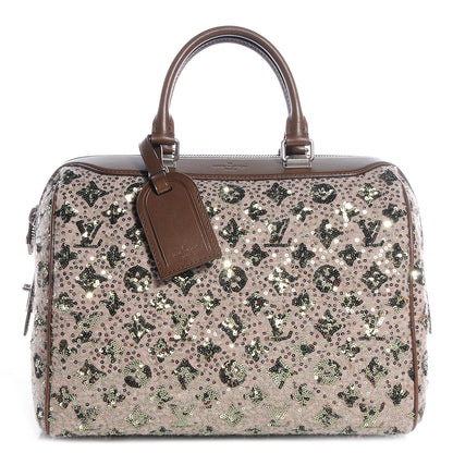 Louis Vuitton Sequin Monogram Sunshine Express Speedy Kaki 1 of 7